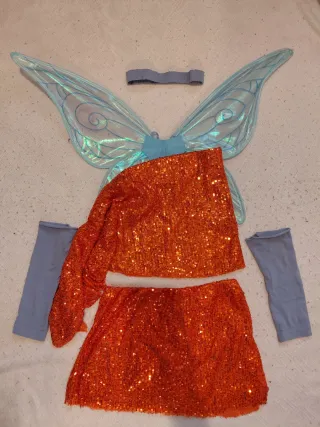 Disfraz Stella Winx Talla Única Naranja