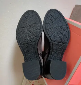 Stivaletti 37 pelle scamosciata marrone