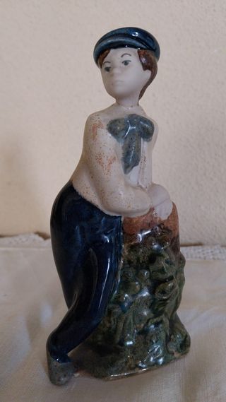 2 Figuras Muchachos Porcelana Rex