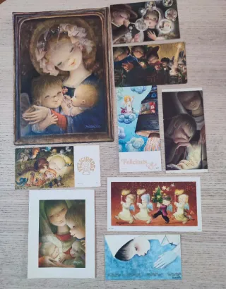 9 Postales Ferrandiz Vintage varios tamaños