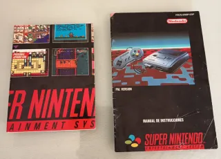 Manuales Super Nintendo SNES PAL