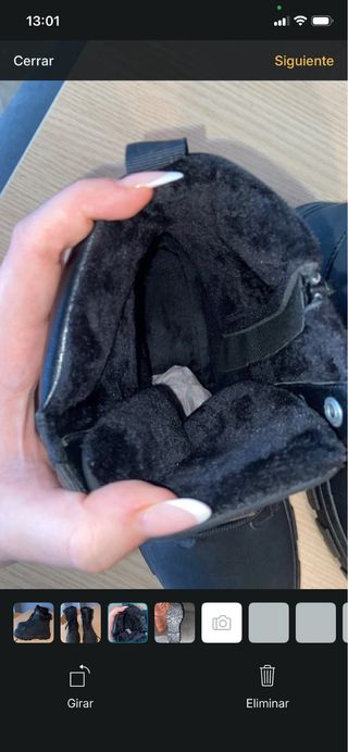 Stivali alti Prada in nero