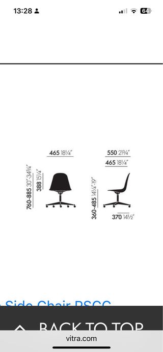 Silla Vitra RE PSCC Gris Claro