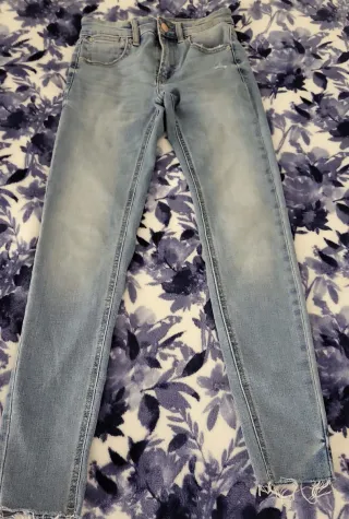 Conjunto chándal mujer beig Pantalón vaqueros
