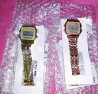 Reloj Mujer Oro Rosa Digital WR