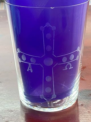 Vaso grabado Asturias