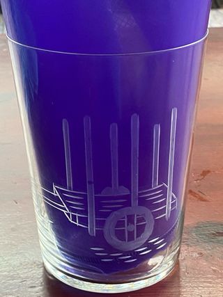 Vaso grabado Asturias