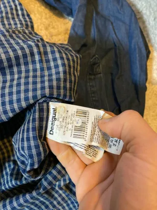 Camisa manga larga patchwork