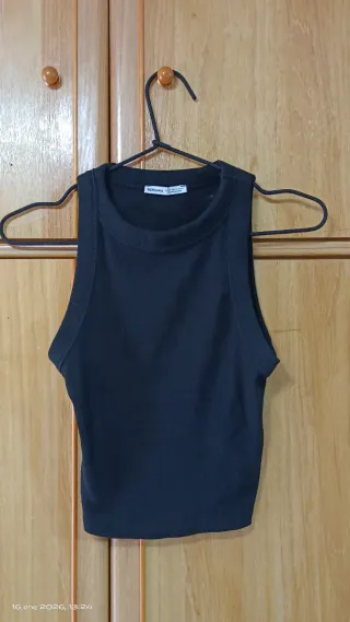 Lote 3 Tops Bershka Talla XS Verde