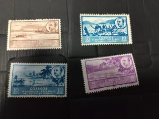4 Francobolli Correos Territorios Africa Occ. Esp.