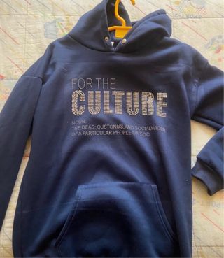Sudadera For The Culture con pedrería