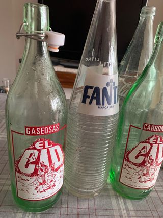 Lotto di 5 Bottiglie Antiche