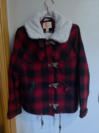 Chaqueta Levi's cuadros lana borreguito