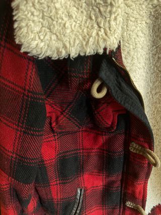 Chaqueta Levi's cuadros lana borreguito