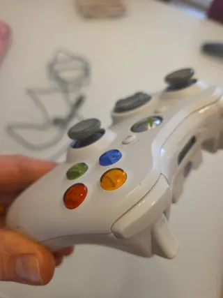 Controller Xbox 360 Microsoft Bianco