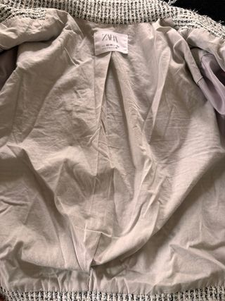 Blazer Zara Tweed Corto 13-14 Anni