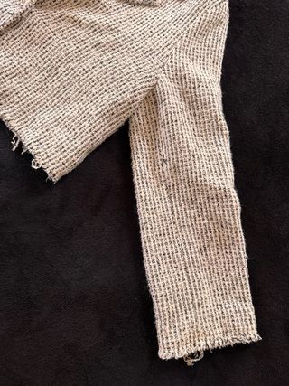 Blazer Zara Tweed Corto 13-14 Anni