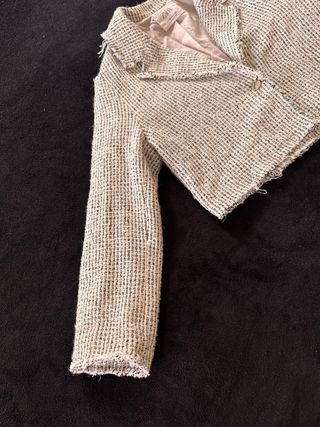 Blazer Zara Tweed Corto 13-14 Anni