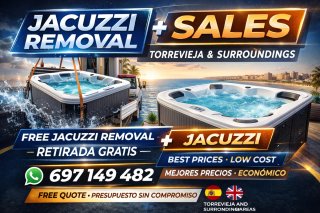 ¿Quieres quitar tu jacuzzi? Lo recojo GRATIS