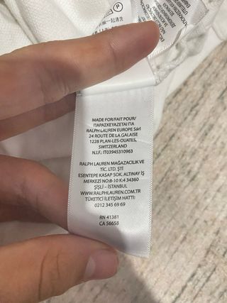 Polo Ralph Lauren Bianca Taglia L