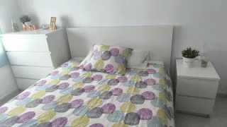 Cama Malm Ikea Blanca y Multicolor