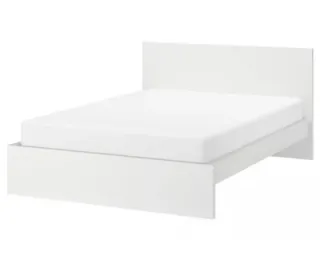 Cama Malm Ikea Blanca y Multicolor