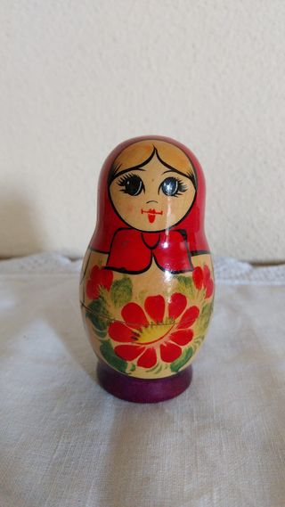 Figuras Matrioskas Rusas Madera Policromada