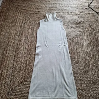 Abito Benetton Misto Lana Beige Tg M