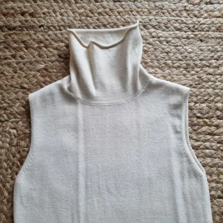 Abito Benetton Misto Lana Beige Tg M