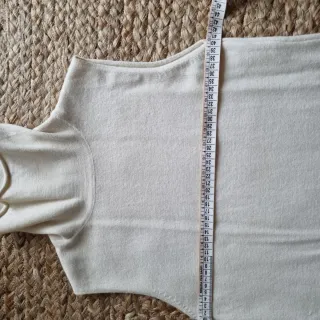 Abito Benetton Misto Lana Beige Tg M