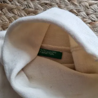 Abito Benetton Misto Lana Beige Tg M