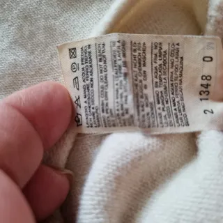 Abito Benetton Misto Lana Beige Tg M