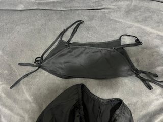 Pijama corto negro de Shein