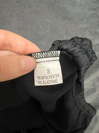 Pijama corto negro de Shein