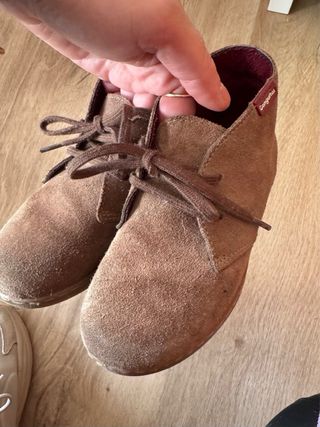 Zapatos Conguitos niño beige/marrón