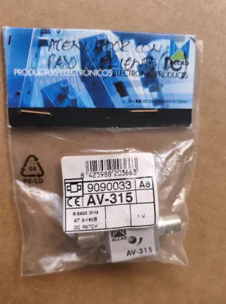 Atenuador señal TV ALCAD AV-315