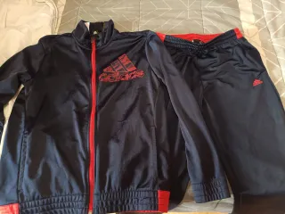 Chándal Adidas Azul y Rojo