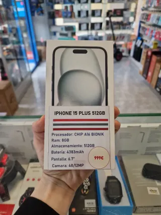 iPhone 15 Plus 512GB Negro