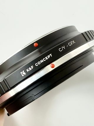 Adattatore Contax/Yashica per Fujifilm GFX