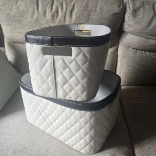 2 Cajas Almacenamiento Acolchado