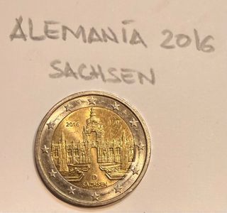 Moneda Alemania 2016 Sachsen