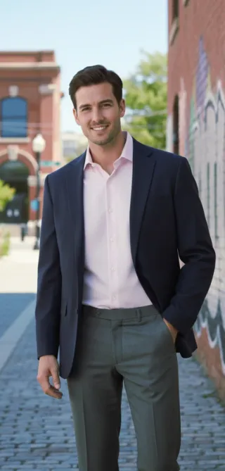 Camisa Ingram Rosa Claro