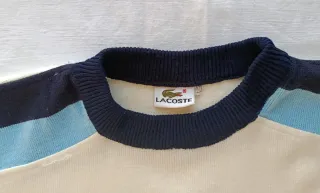 Jersey Lacoste vintage unisex blanco • año 2000