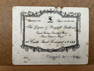 Cuadro papiro egipcio vintage