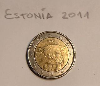 Moneda Estonia 2 euros 2011
