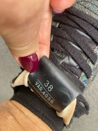 Scarpe Premiata Glitter Multicolor Argento