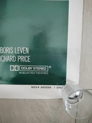 Cartel Cine El Color del Dinero Original. Único