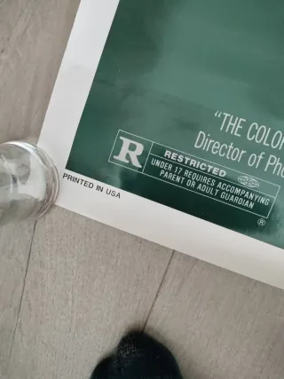 Cartel Cine El Color del Dinero Original. Único