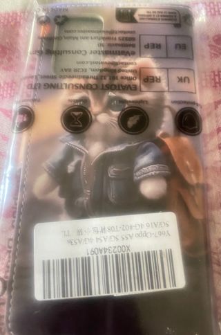 Custodia per OPPO A164G / A16s con porta carte