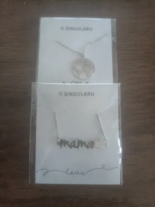 Dos collares SINGULARU Plata